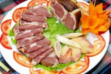 Thịt lợn Mường xông khói